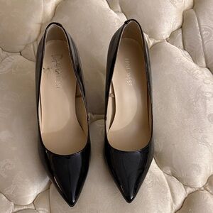 Nine West Black Patent Heels